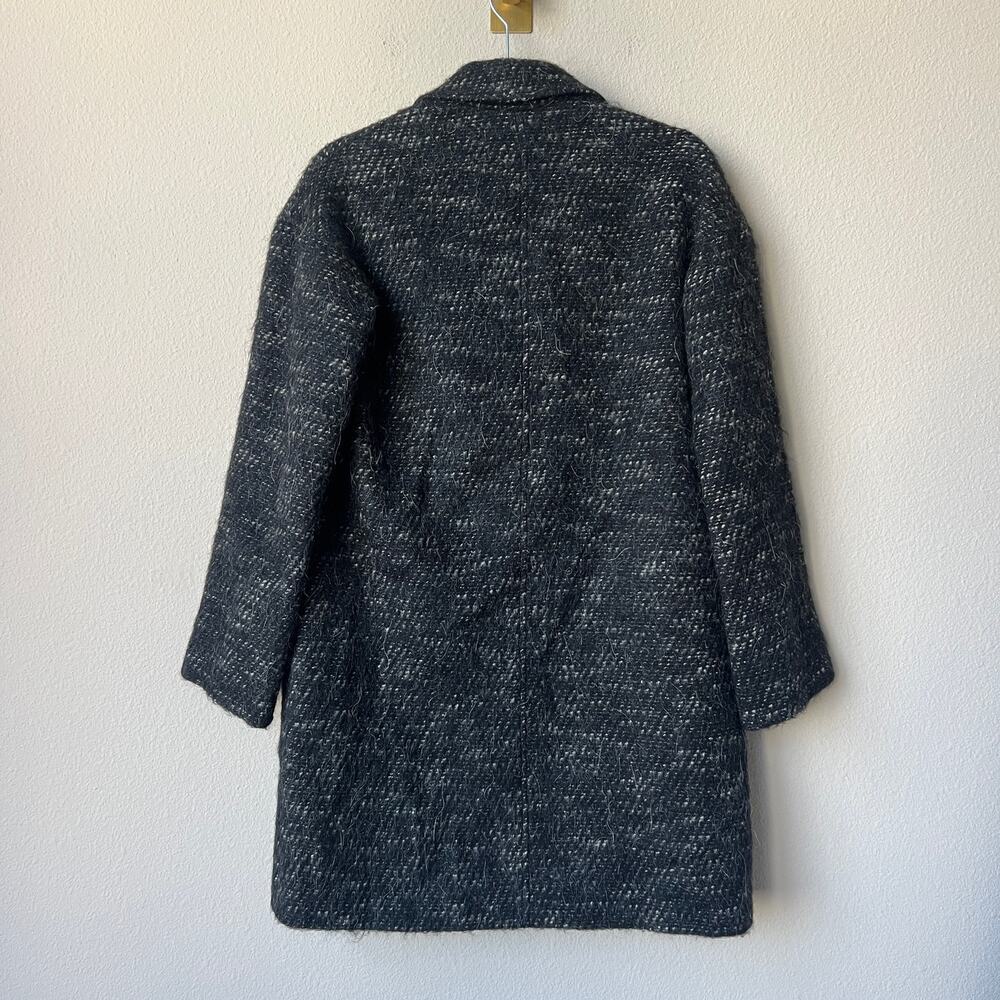 Helene Berman London Tweed Wool Blend Peacoat Size Small - Picture 3 of 4